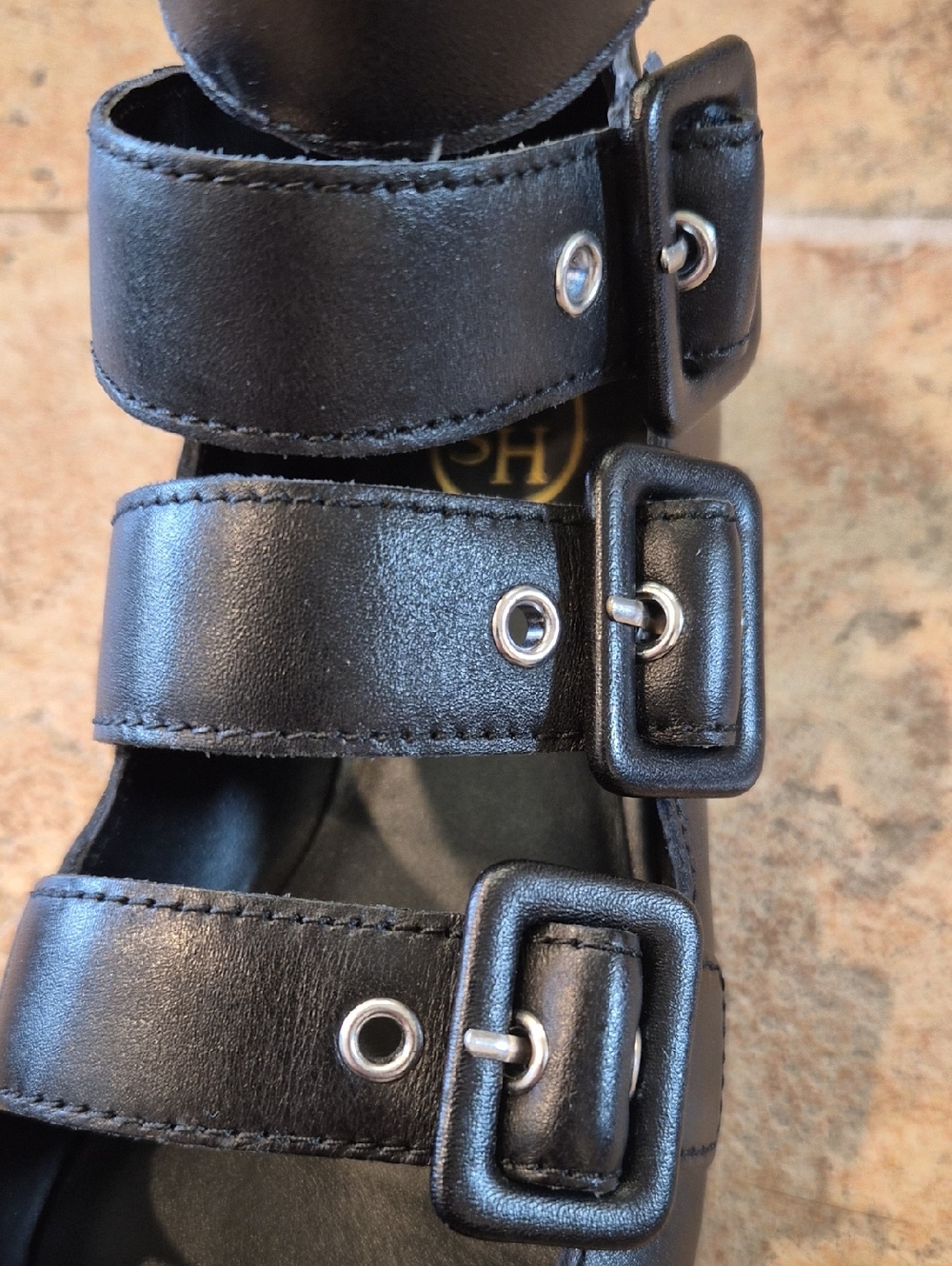 Ash Black Leather Flats. Made In Italy. - Picture 8 of 11